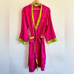 Silk-like robe